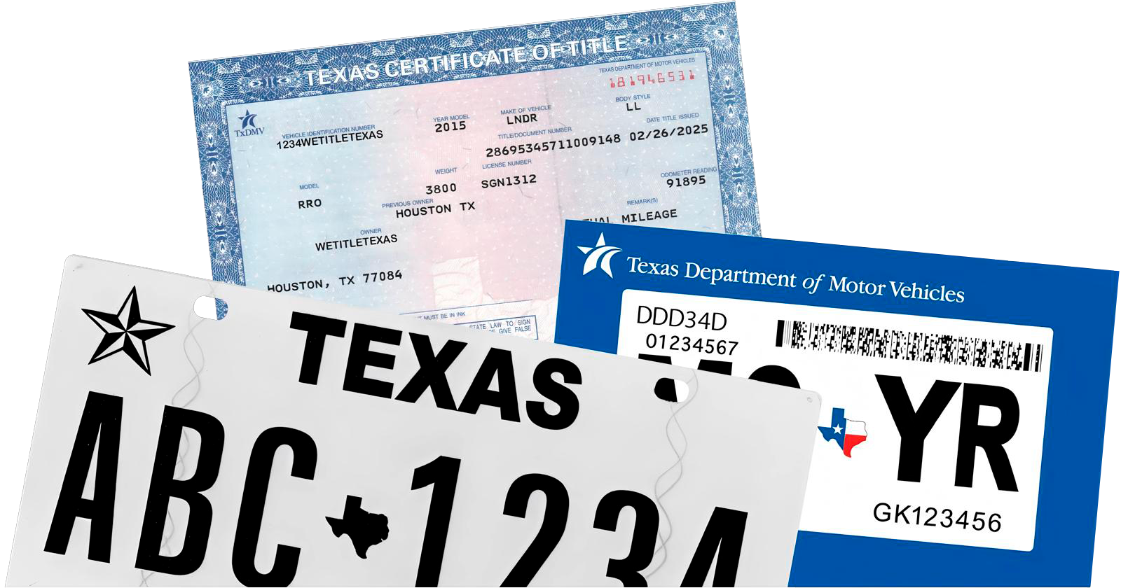 Texas Vehicle Documents